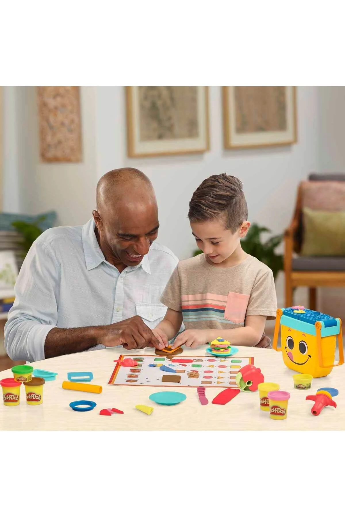 خمیر بازی URG ISB01 F6916 PLAY DOH شکل پیک نیک شروع مجموعه +3 سن تجارت Hasbro