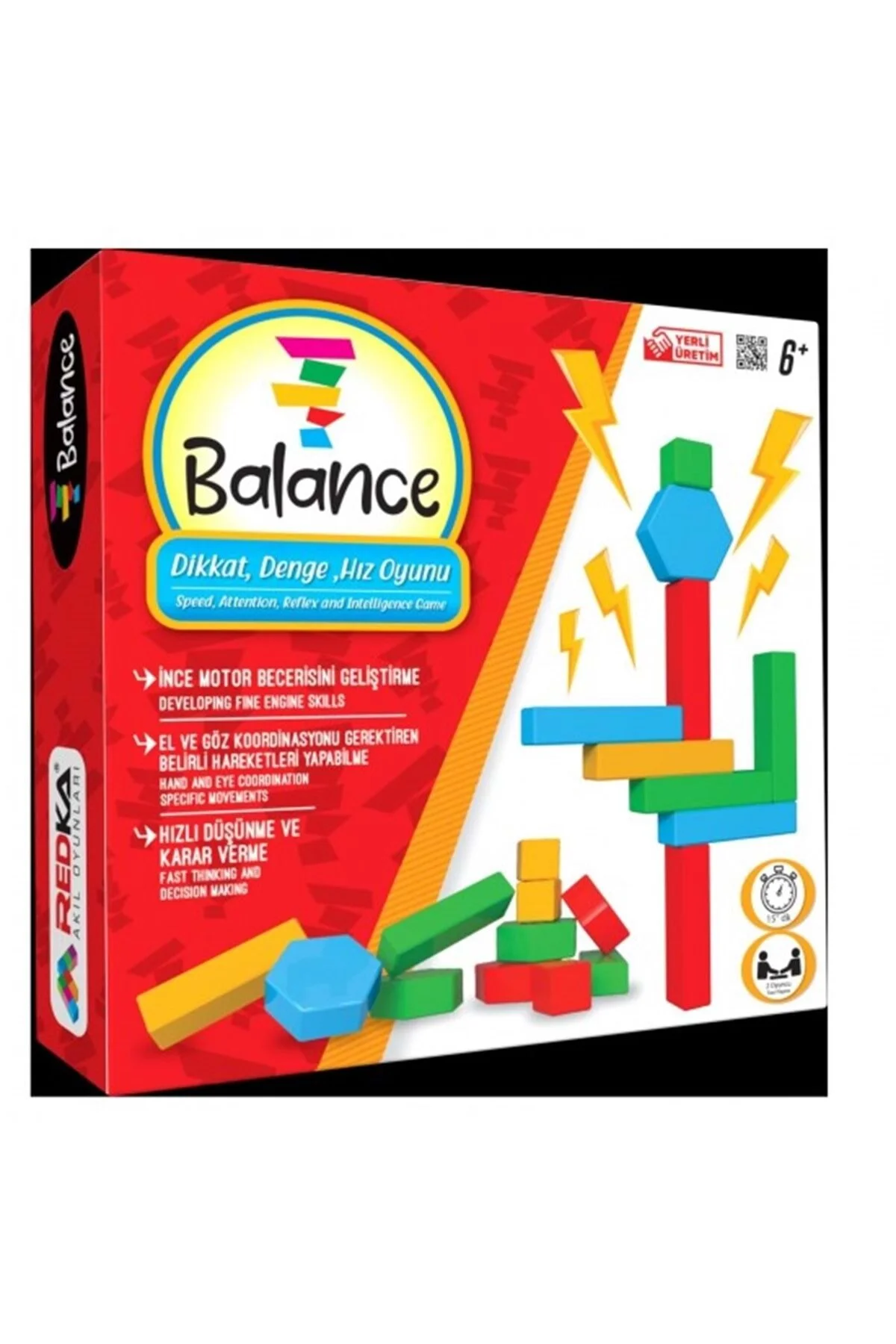 اسباب بازی های آموزشی دخترانه و پسرانه بچگانه Balance and Speed ​​Rd5409 Sevenkardesler 2106 Redka