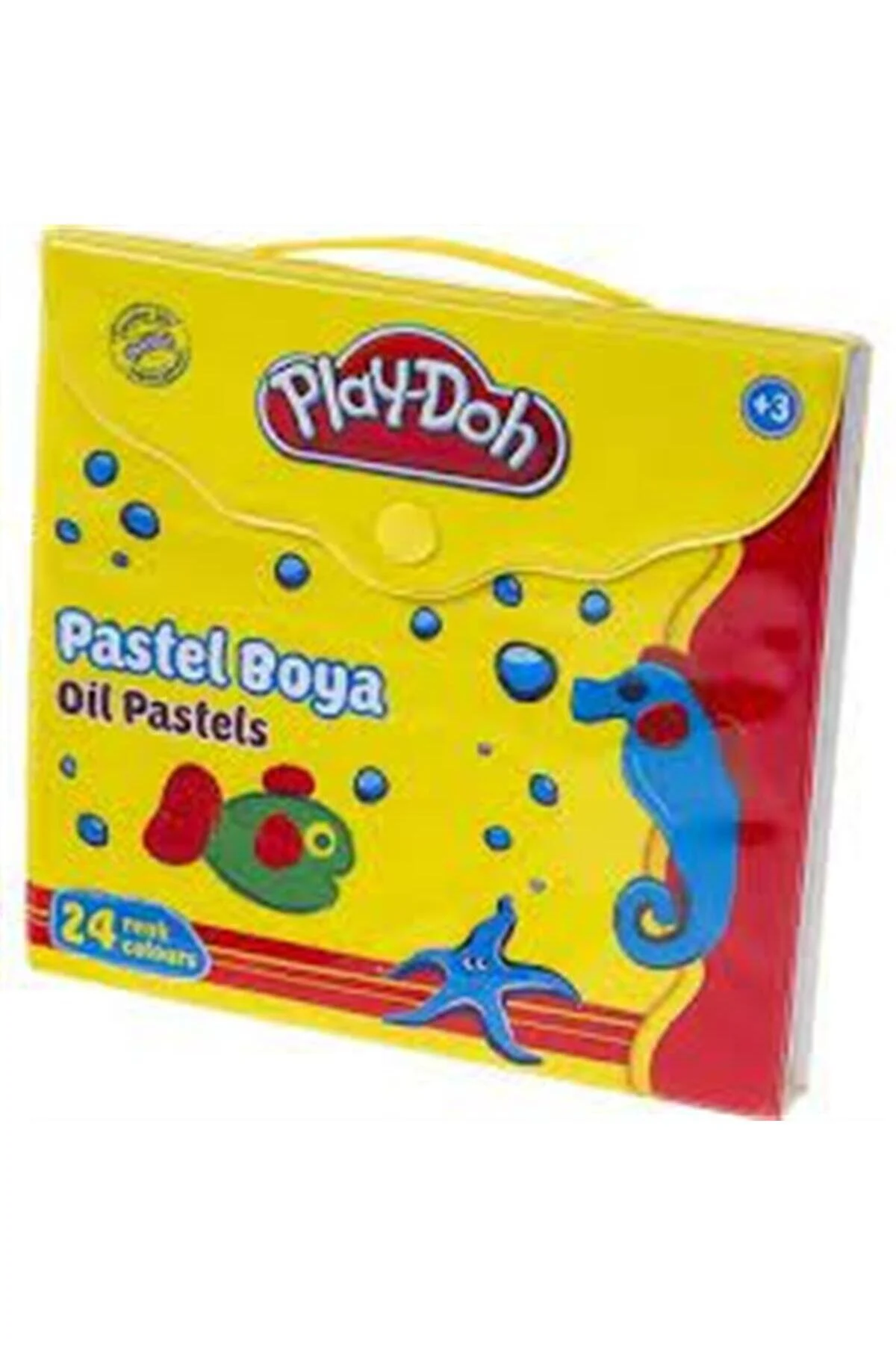 مداد شمعی پاستل PLAY DOH 24 رنگ پاستیل کیف Hasbro