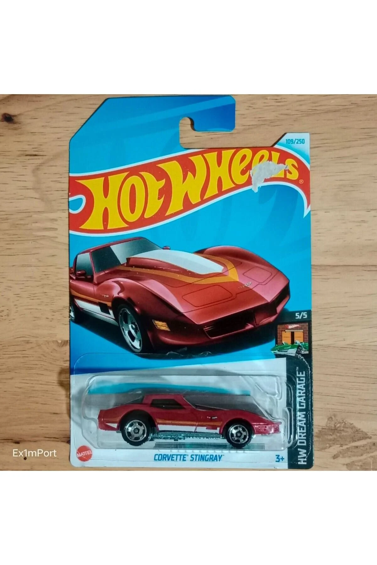 ماشین اسباب بازی HOTWHEELS CORVETTE STINGRAY 2024 HTB52 هات ویلز اورجینال HOT WHEELS