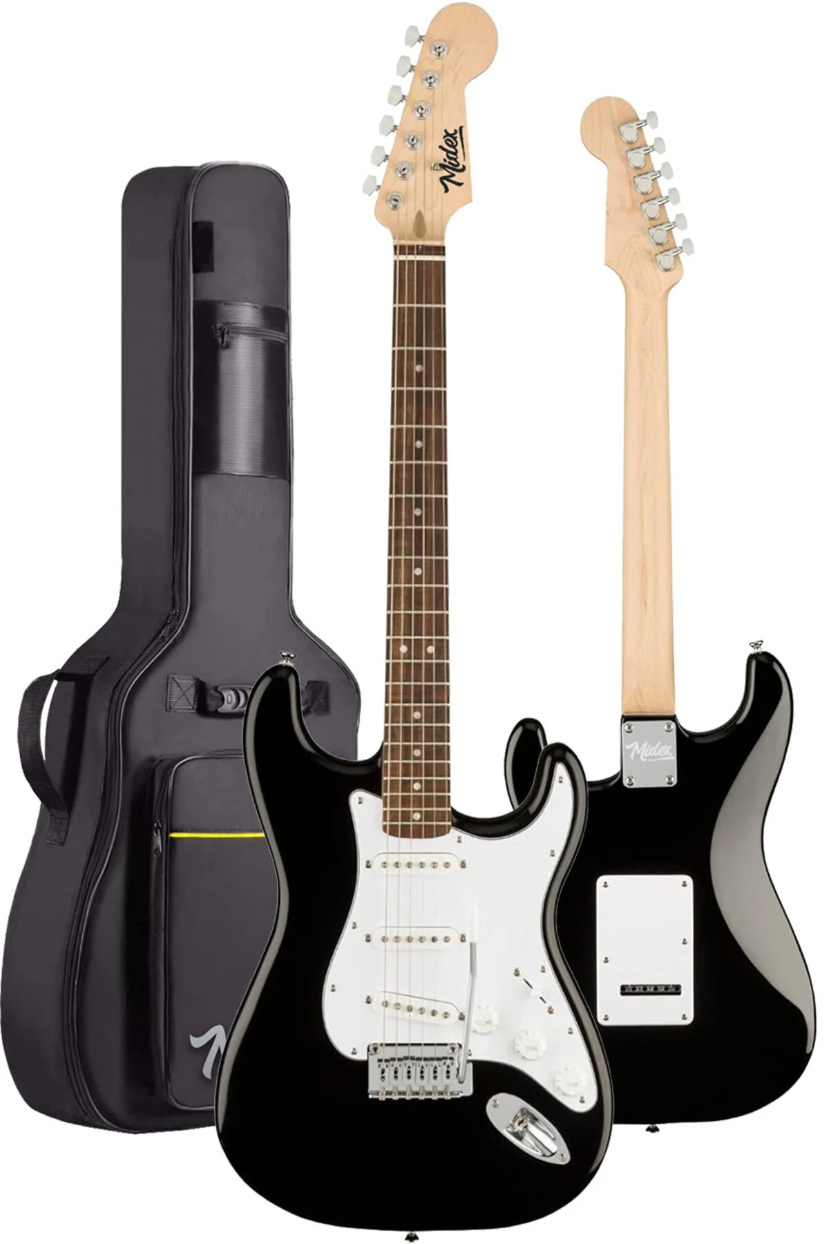 گیتار مجموعه برقی SSS RPH 30WB ROSE STRAT CASE Midex