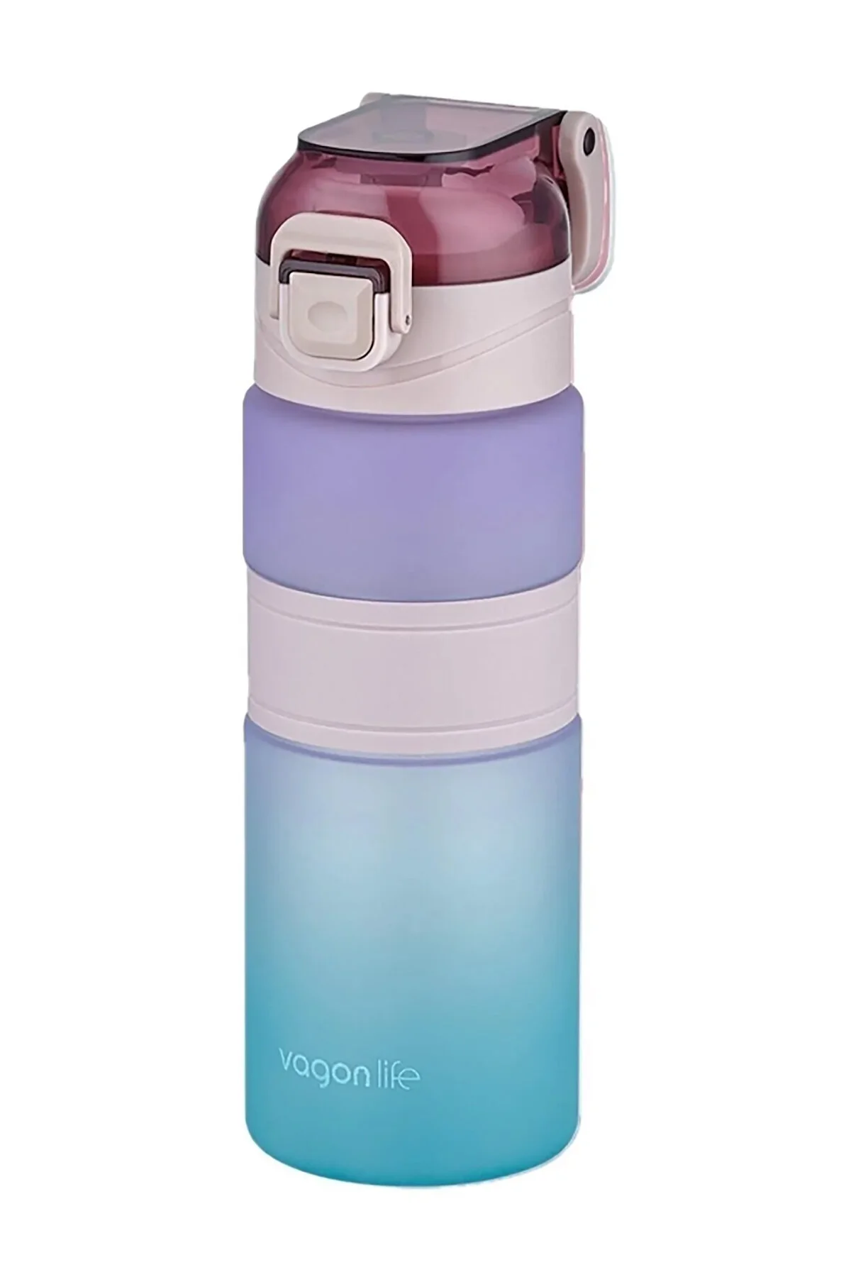 قمقمه و فلاسک واگن زندگی TRITAN PATARA PURPLE BLUE 600 ML VGN2226 Vagonlife