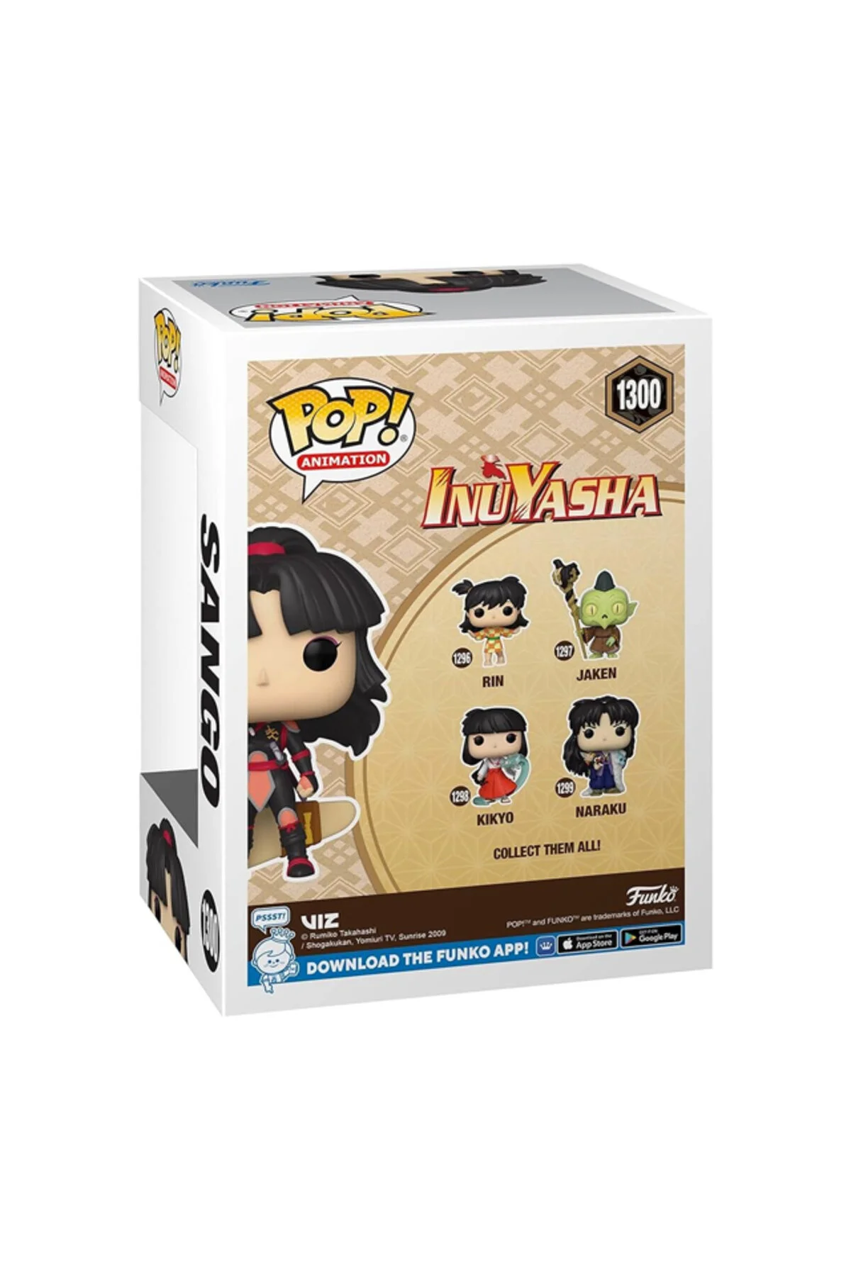 فیگور پاپ! وینیل انحصاری انیمیشن INUYASHA SANGO همراه با محافظ پاپ همسان Funko