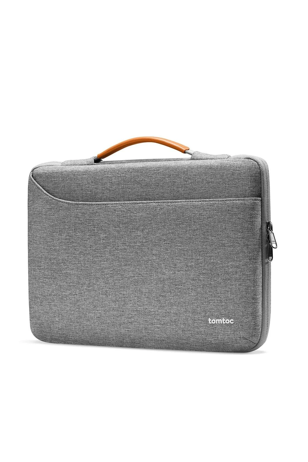 کیف لپ تاپ و اسناد خاکستری زنانه A22 16 GRAY دستی نوت بوک Tomtoc