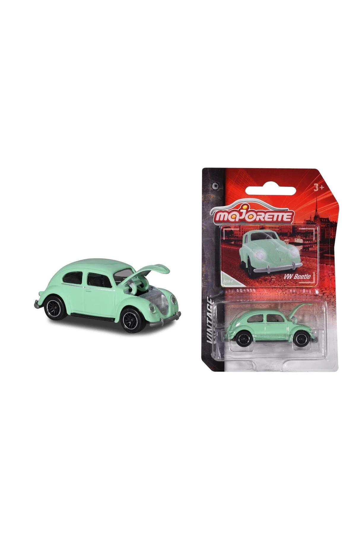 ماشین اسباب بازی VINTAGE METAL DIECAST VOLKSWAGEN BEETLE 52010 Majorette