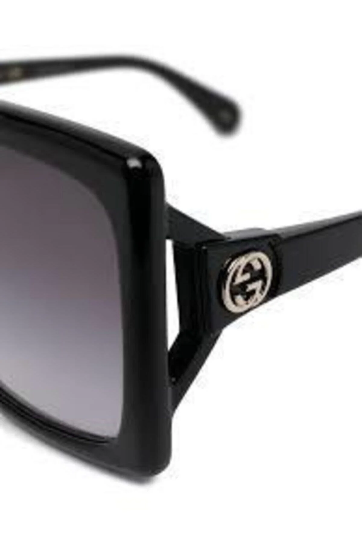 عینک آفتابی مشکی زنانه 001 آفتاب مربع استخوان Gucci