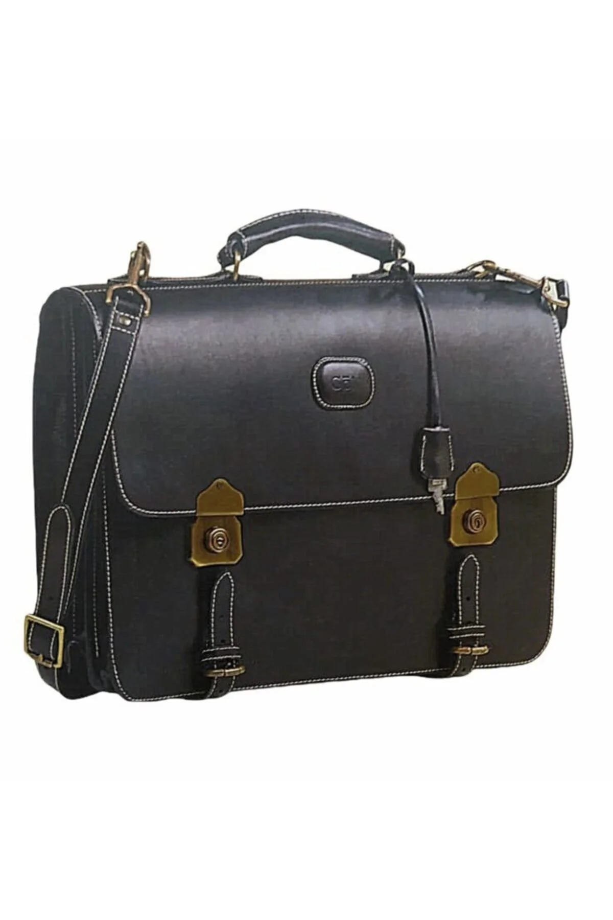 کیف لپ تاپ و اسناد مشکی مردانه مجموعه چرمی BAG CALL RODO گون Gön
