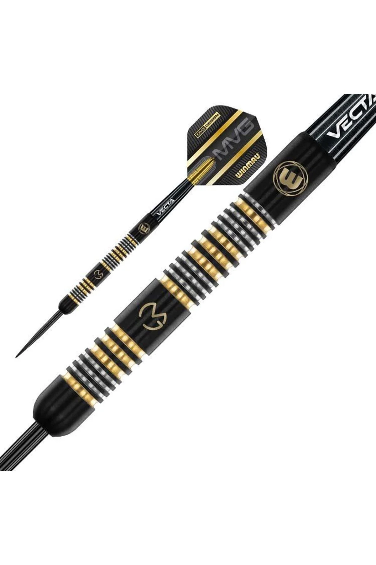 سوزن دارت MVG TRILOGY 90 ٪ TUNGSTEN STEEL TIP DART خوانده شده Winmau