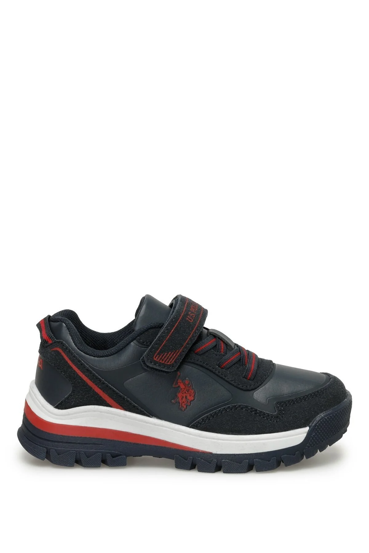 کفش های فضای باز آبی پسرانه و بچگانه Boy Sagan Jr 3PR Shost Navy Blue U.S. Polo Assn.