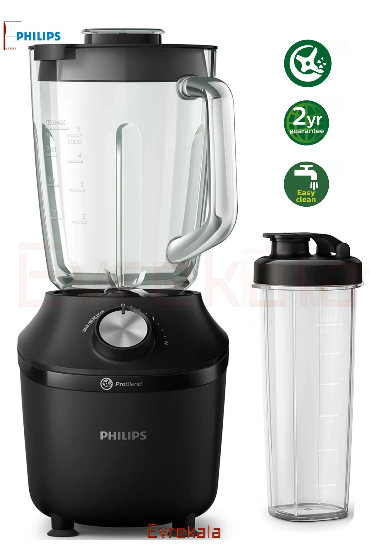 مخلوط کن شخصی اسموتی EVREKALA PHILIPS PERSONAL BLENDER مجاز NEW GLASS ICE CRUSHER PRO اورجینال Philips