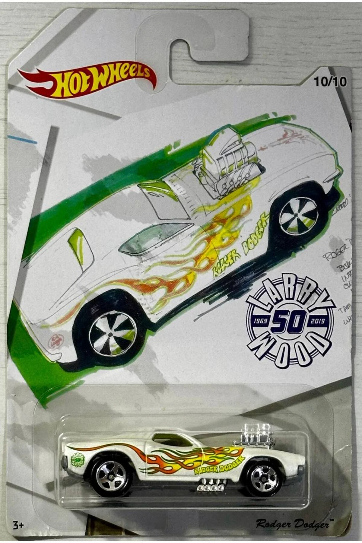 ماشین اسباب بازی HOTWHEELS RODGER DODGER SERIES LARRY WOOD GBC09 مقیاس 1 64 هات ویلز اورجینال HOT WHEELS