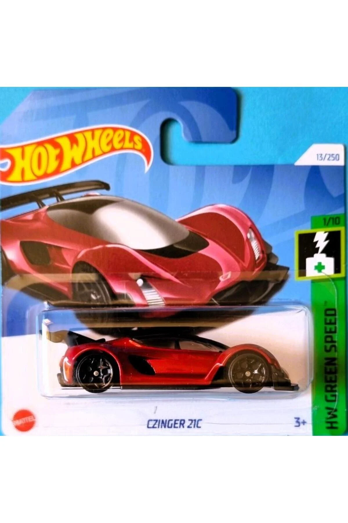 ماشین اسباب بازی اتومبیل های SINGLE CZINGER 21C HTC92 هات ویلز اورجینال HOT WHEELS