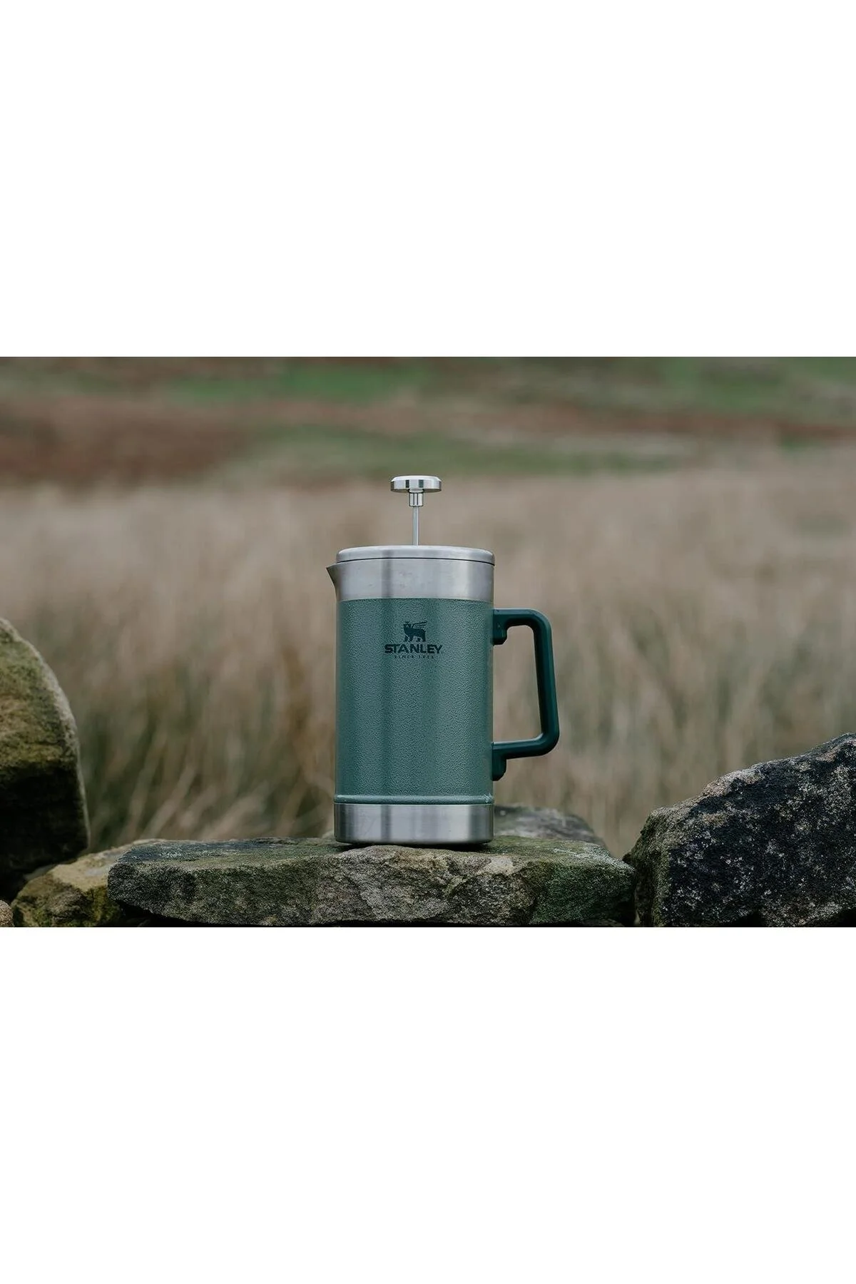 فرنچ پرس سبز مطبوعات فرانسوی Stay Hot 14L 48Oz Hammertone Green 10 02888 048  Stanley