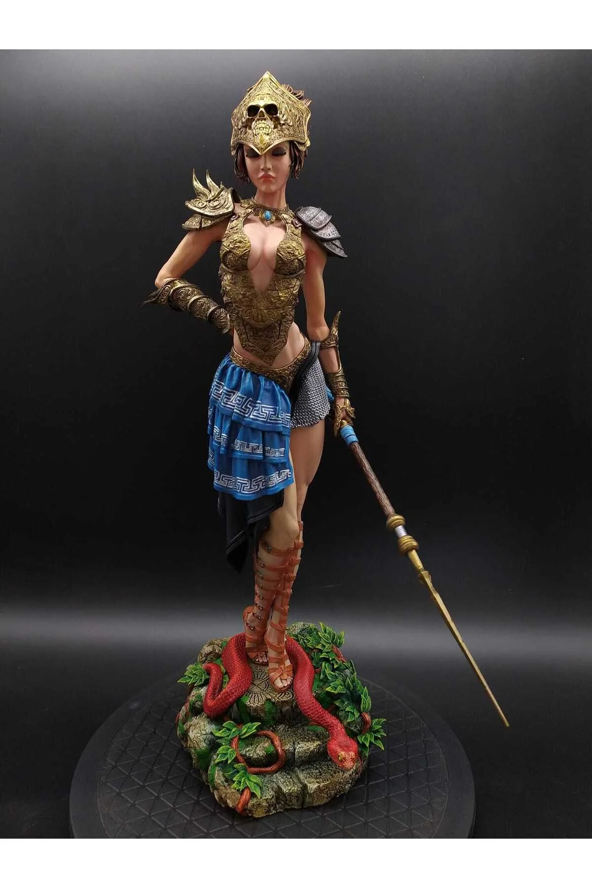 فیگور PERSEPHONE PERSEFONI QUEEN OF THE UNDERWORLD SISTER ZEUS 8K UHD PAINTED FIGURE 25 CM اندازه بزرگ TuransoyCraft