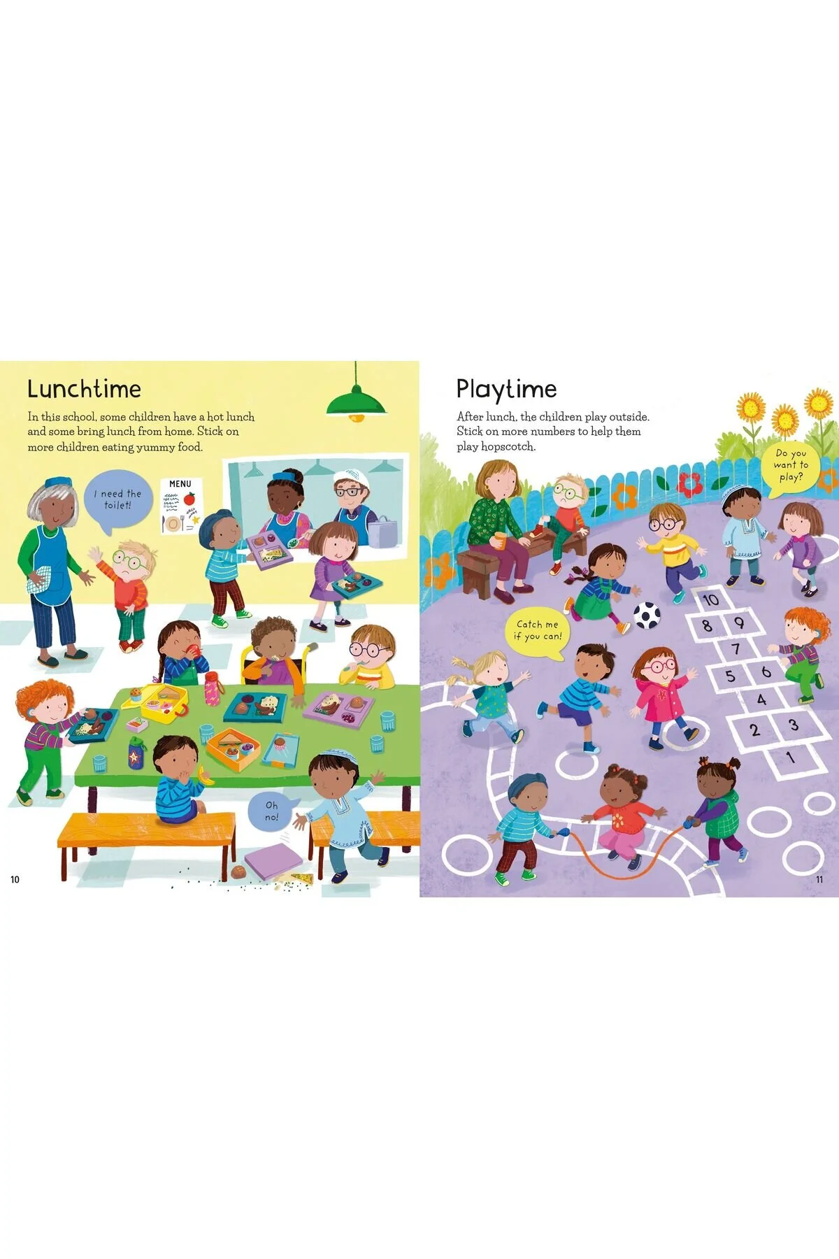 کتاب های کودک به زبان خارجی اولین برچسب شروع مدرسه Usborne