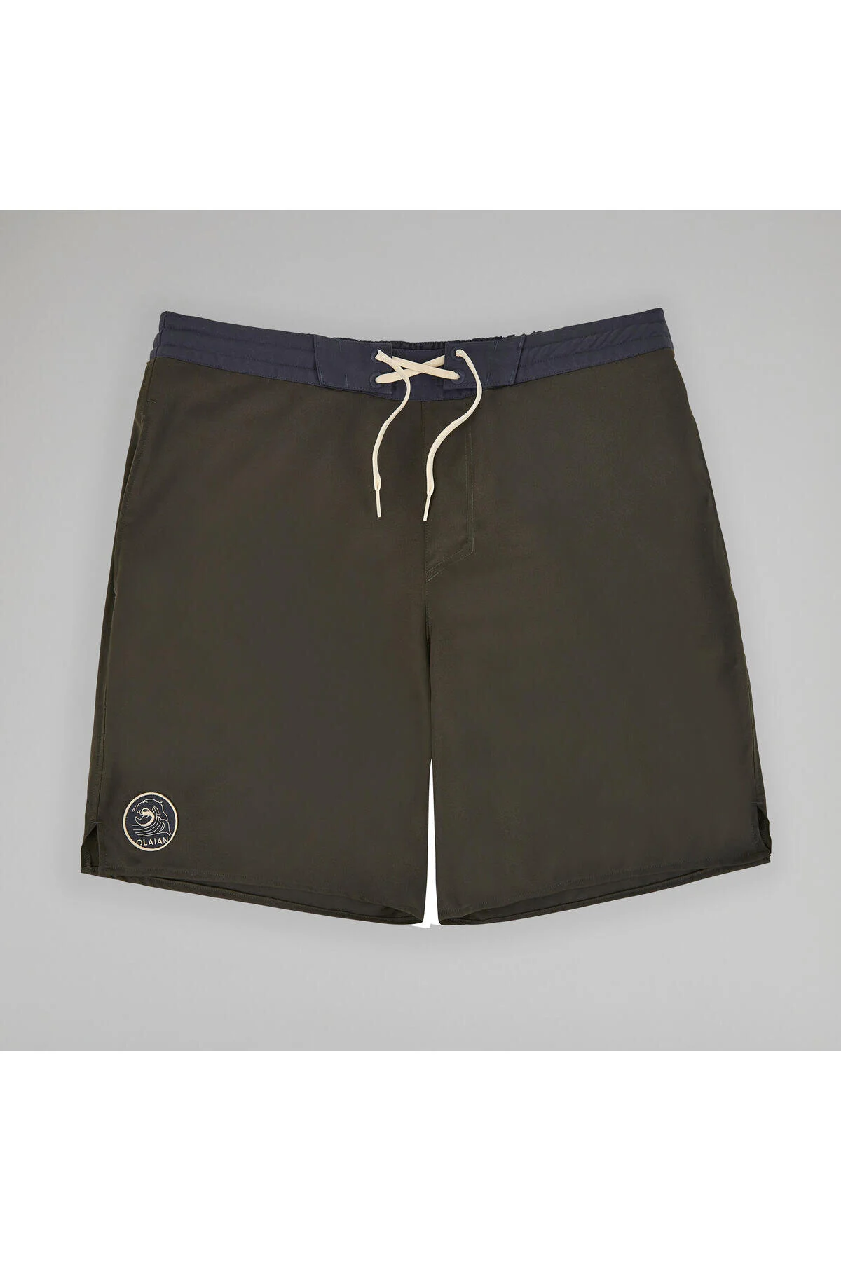شلوارک شنا SURF BOARDSHORT خاکی 100 سایز: L دکتلون Decathlon