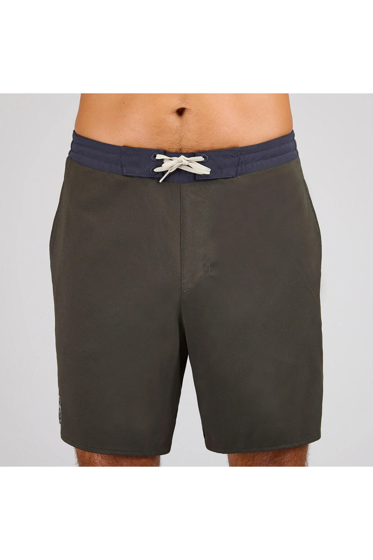 شلوارک شنا SURF BOARDSHORT خاکی 100 سایز: L دکتلون Decathlon