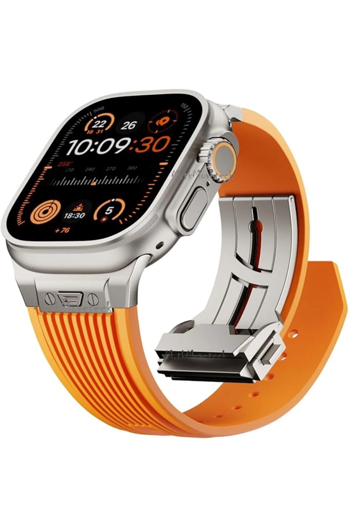 بند ساعت هوشمند APPLE WATCH SERIES 2 3 4 5 6 7 8 9 SE ULTRA سازگار 42 44 45 49MM فلزی سیلیکون ورزشی ناف ضد زنگ m.tk moveteck