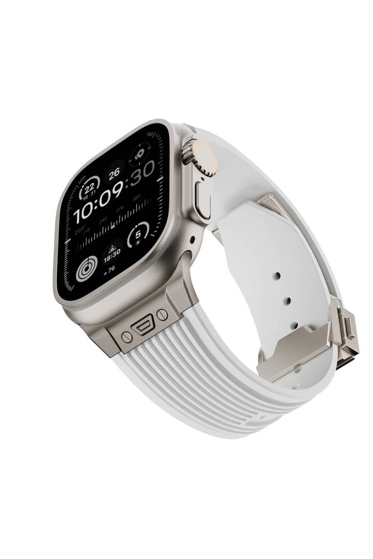 بند ساعت هوشمند APPLE WATCH SERIES 2 3 4 5 6 7 8 9 SE ULTRA سازگار 42 44 45 49MM فلزی سیلیکون ورزشی ناف ضد زنگ m.tk moveteck