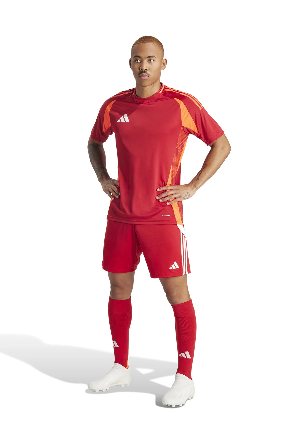 شورت ورزشی قرمز مردانه اورجینال adidas