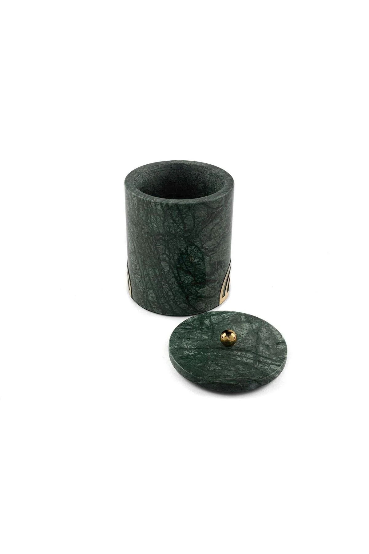شیشه جار سنگ مرمر سبز کوچک آهن 10X10X12CM Mikasa Moor