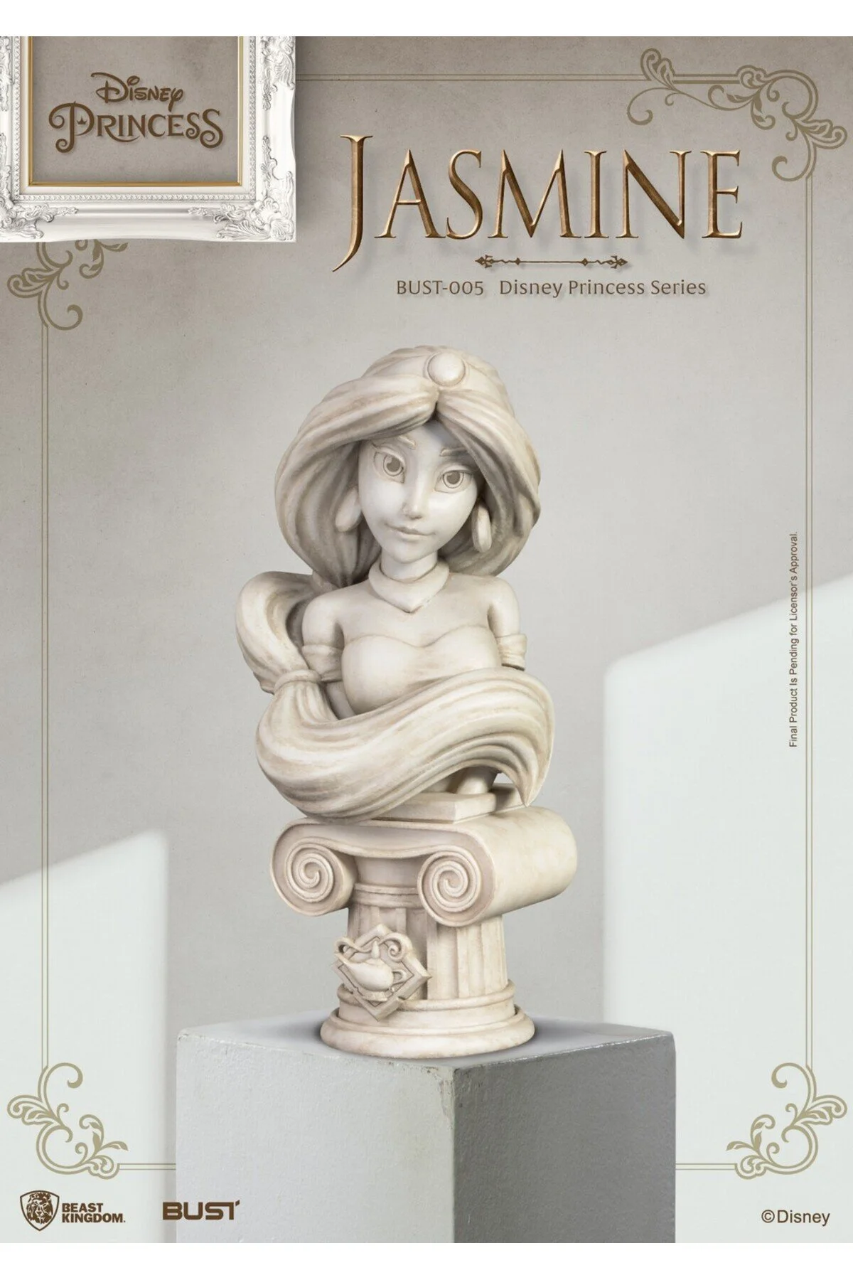 فیگور DISNEY PRINCESS SERIES 005 JASMINE BUST ALADDIN Beast Kingdom Toys