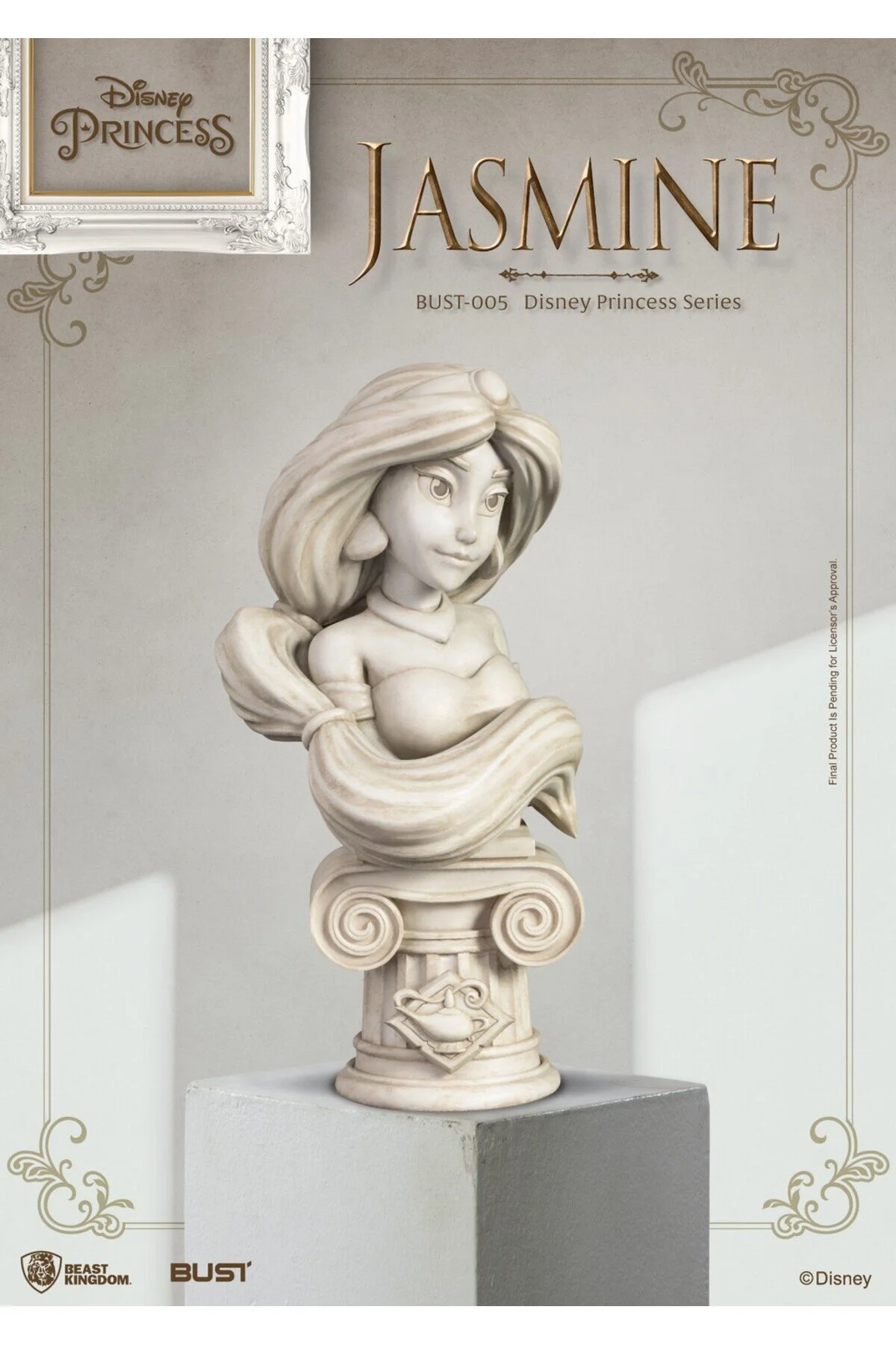 فیگور DISNEY PRINCESS SERIES 005 JASMINE BUST ALADDIN Beast Kingdom Toys