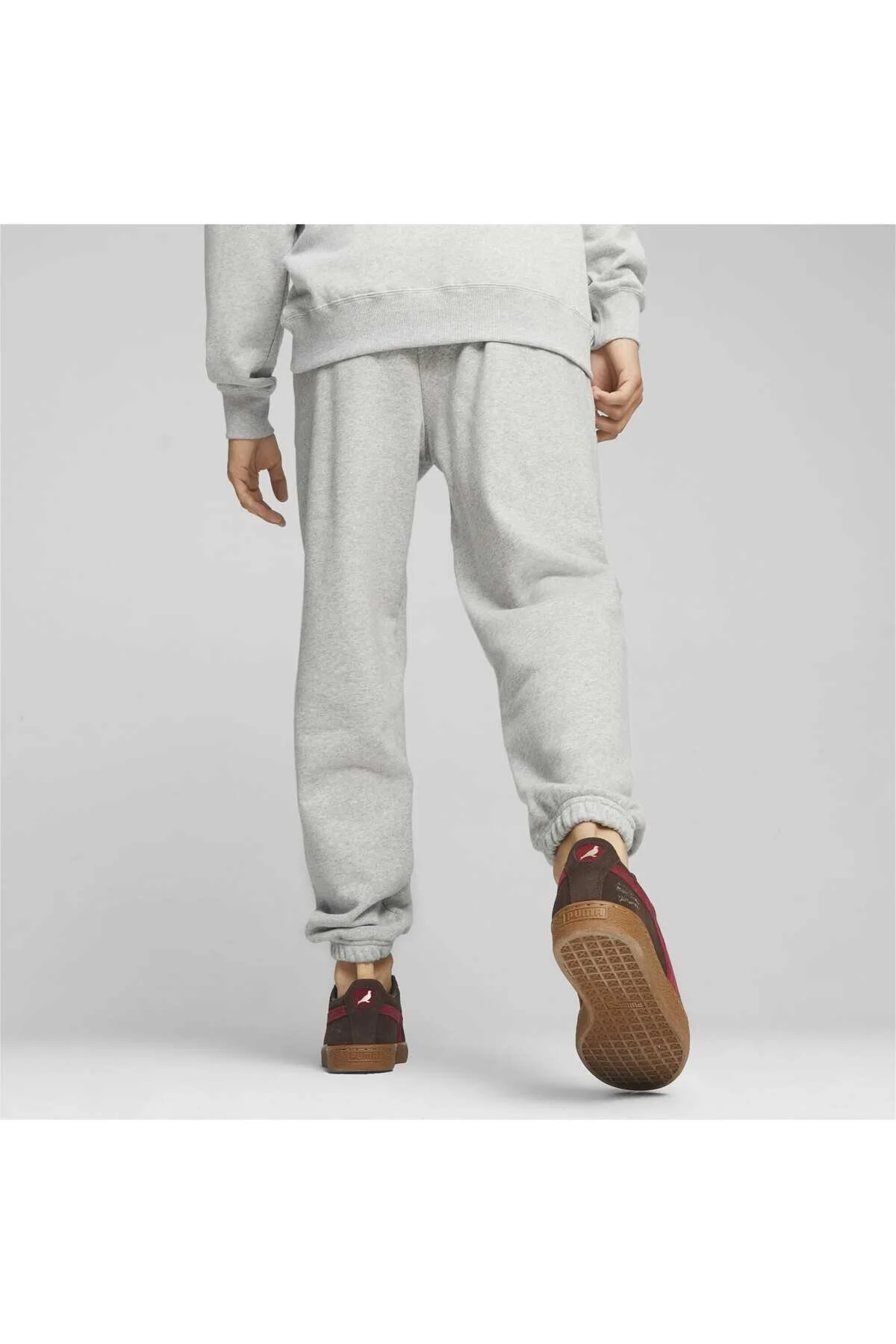 شلوار گرمکن ورزشی خاکستری مردانه X SIX اورجینال Puma