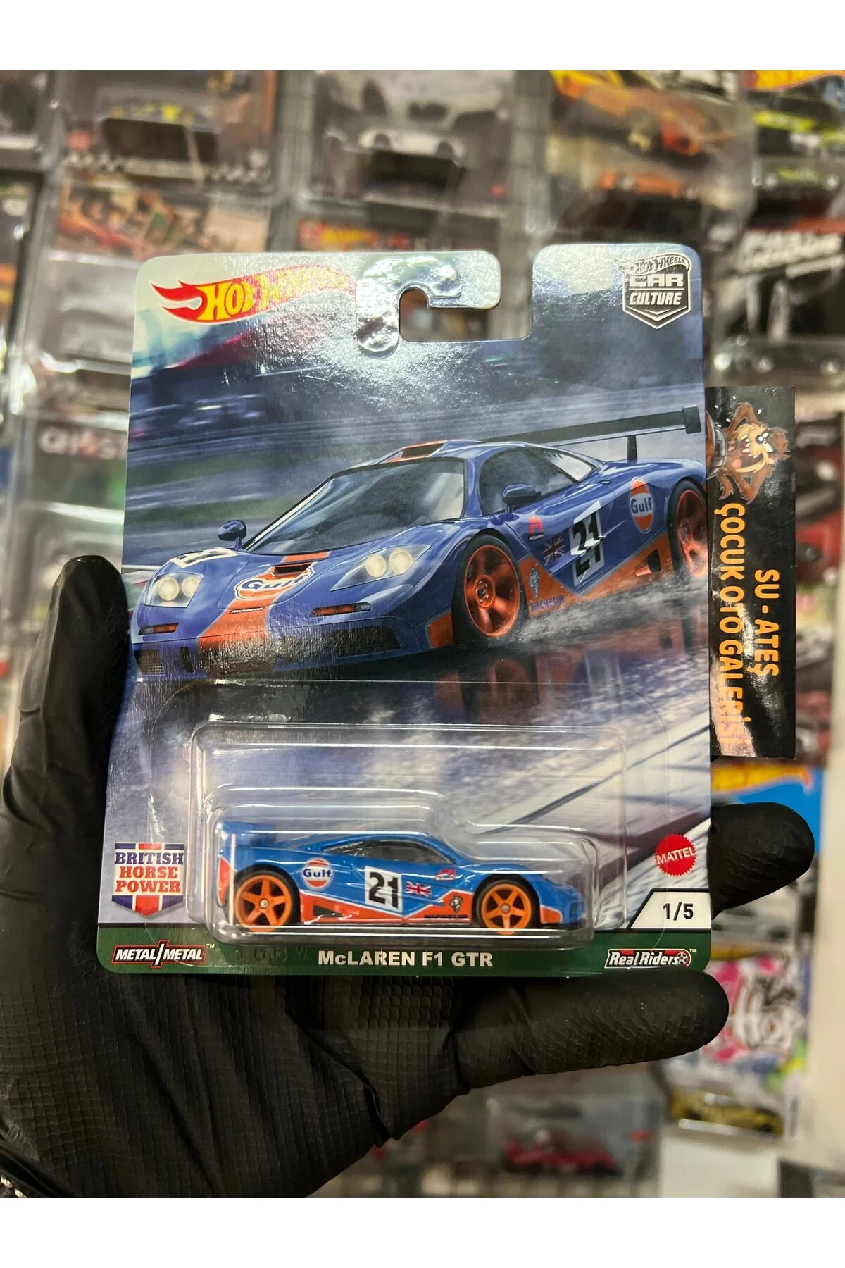 ماشین اسباب بازی مک لارن F1 GTR 1.64 PREMIUM از ترکیه HOT WHEELS