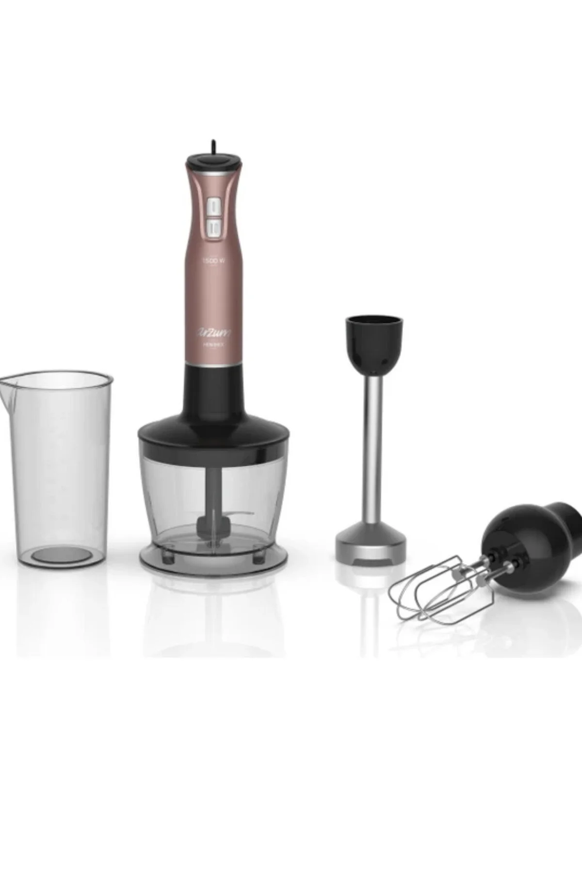 ست مخلوط کن MINIMIX 1500 WATT EL BLENDER ROSE Arzum