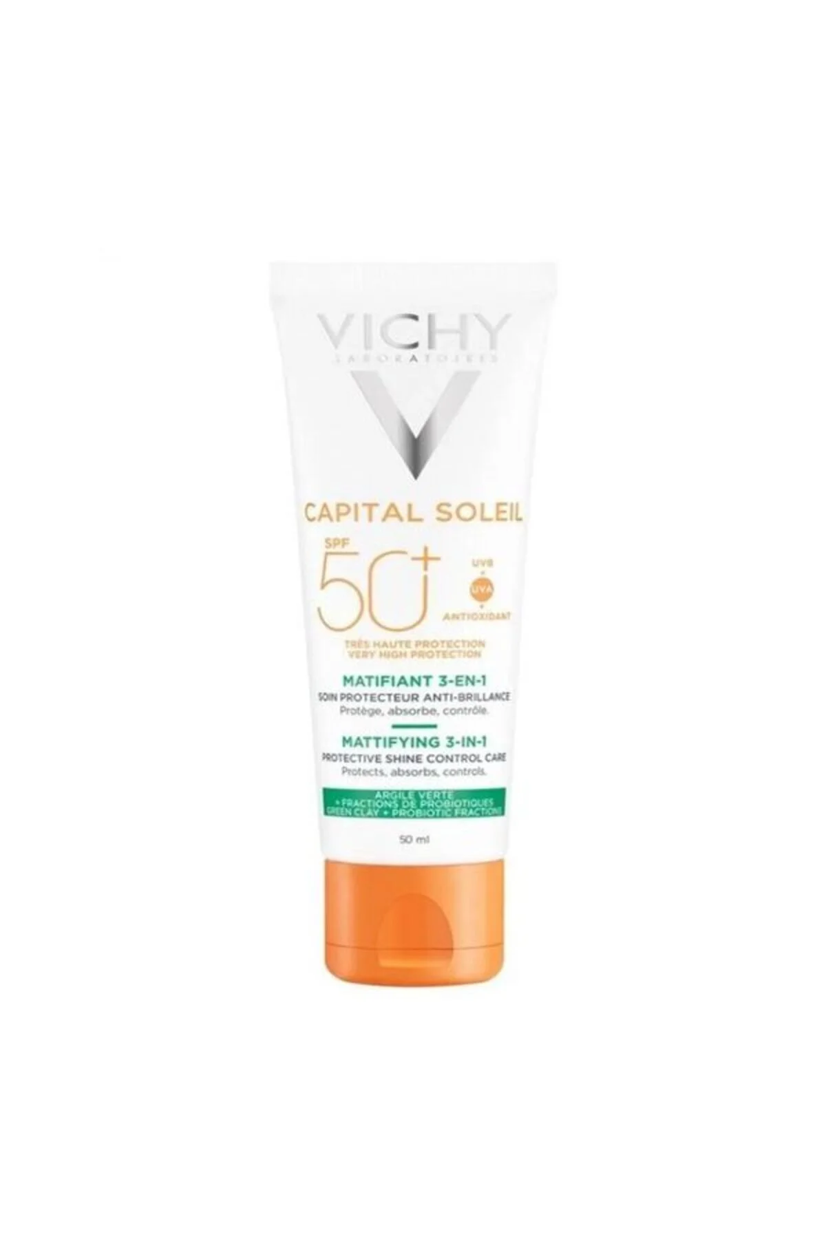 کرم ضد آفتاب صورت CAPITAL SOLENIL MULTI PROTECTIVE MATTERMER FACE CREAM SPF50+ 50 میل ویشی Vichy