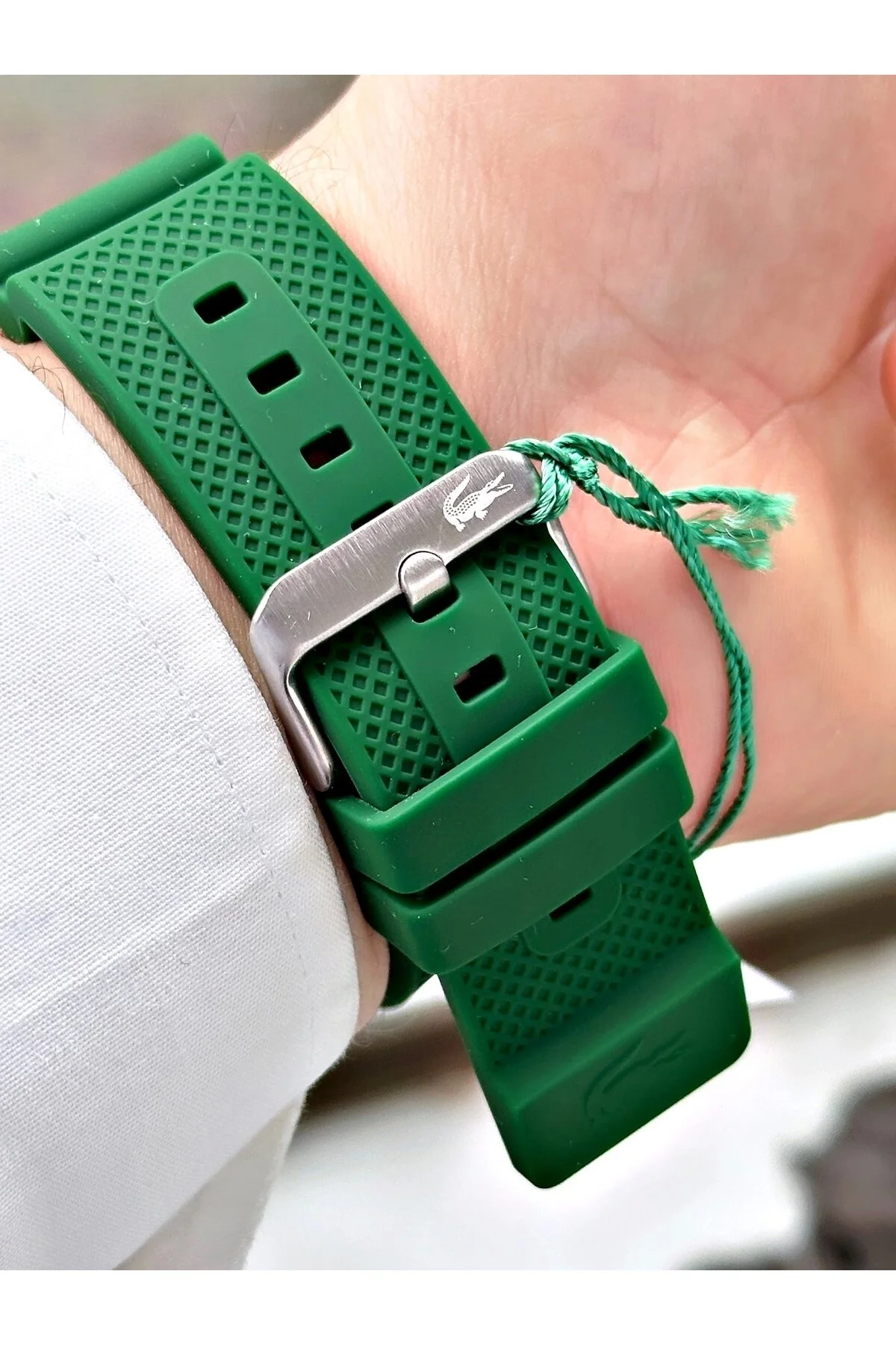 ساعت سبز مردانه مچی لاگوست اورجینال Lacoste
