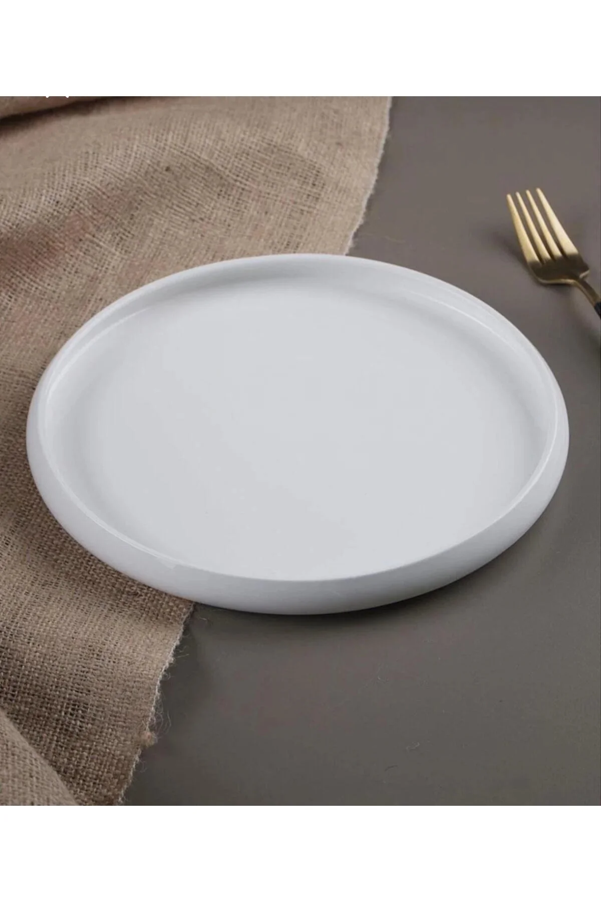 بشقاب پرسلن BIANCO PERLA 12 ROUND 23 5 سانتی متر ACAR