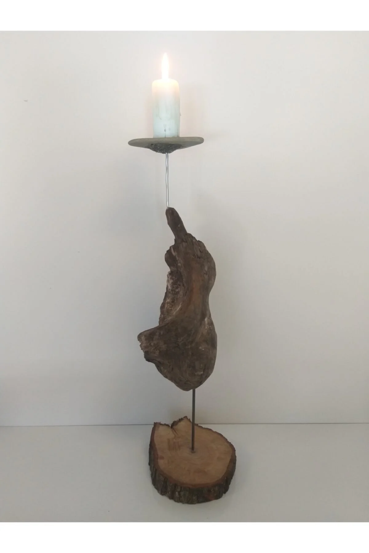 شمع و چراغ سنگ چوبی معتبر خانه تزئین HOBBY HOUSE
