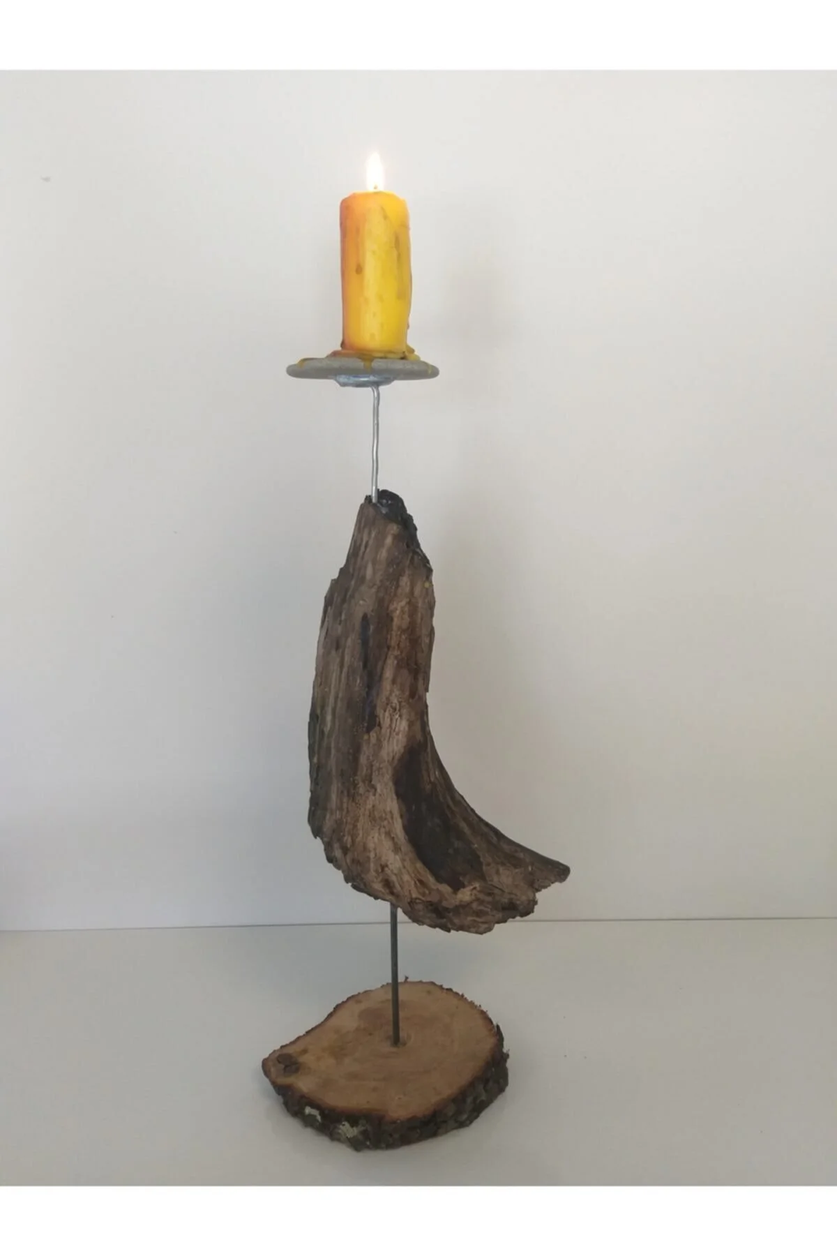 شمع و چراغ سنگ چوبی معتبر خانه تزئین HOBBY HOUSE