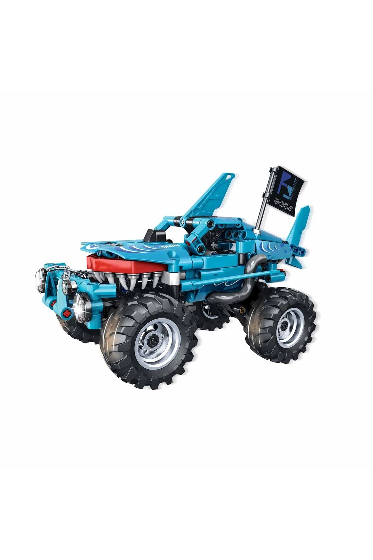 لگو و اسباب بازی های ساخت محور مجموعه ساختمانی 305 PIECE TECHNIC RACING SHARK MONSTER JEEP RACE CAR از ترکیه Genel Markalar