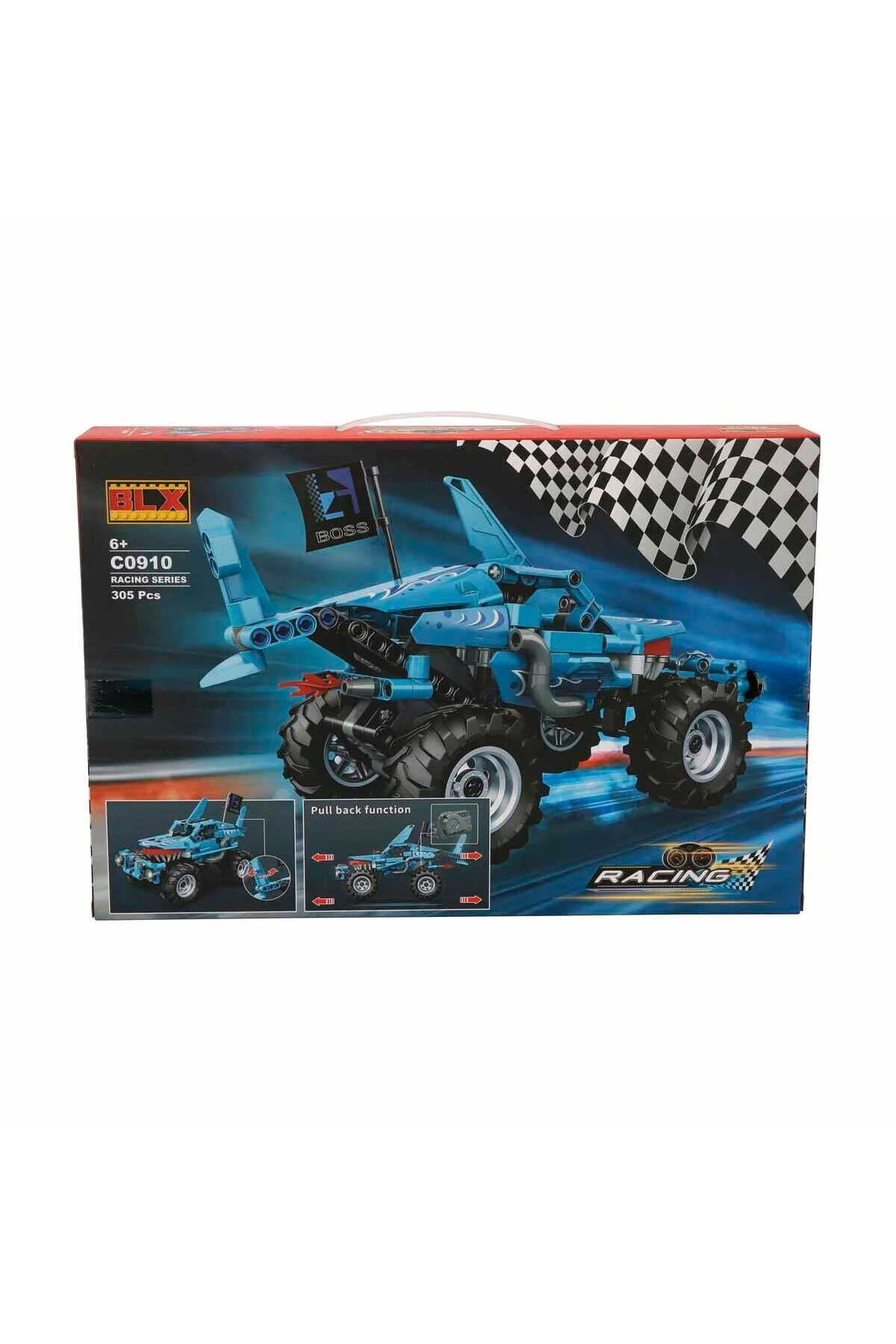 لگو و اسباب بازی های ساخت محور مجموعه ساختمانی 305 PIECE TECHNIC RACING SHARK MONSTER JEEP RACE CAR از ترکیه Genel Markalar