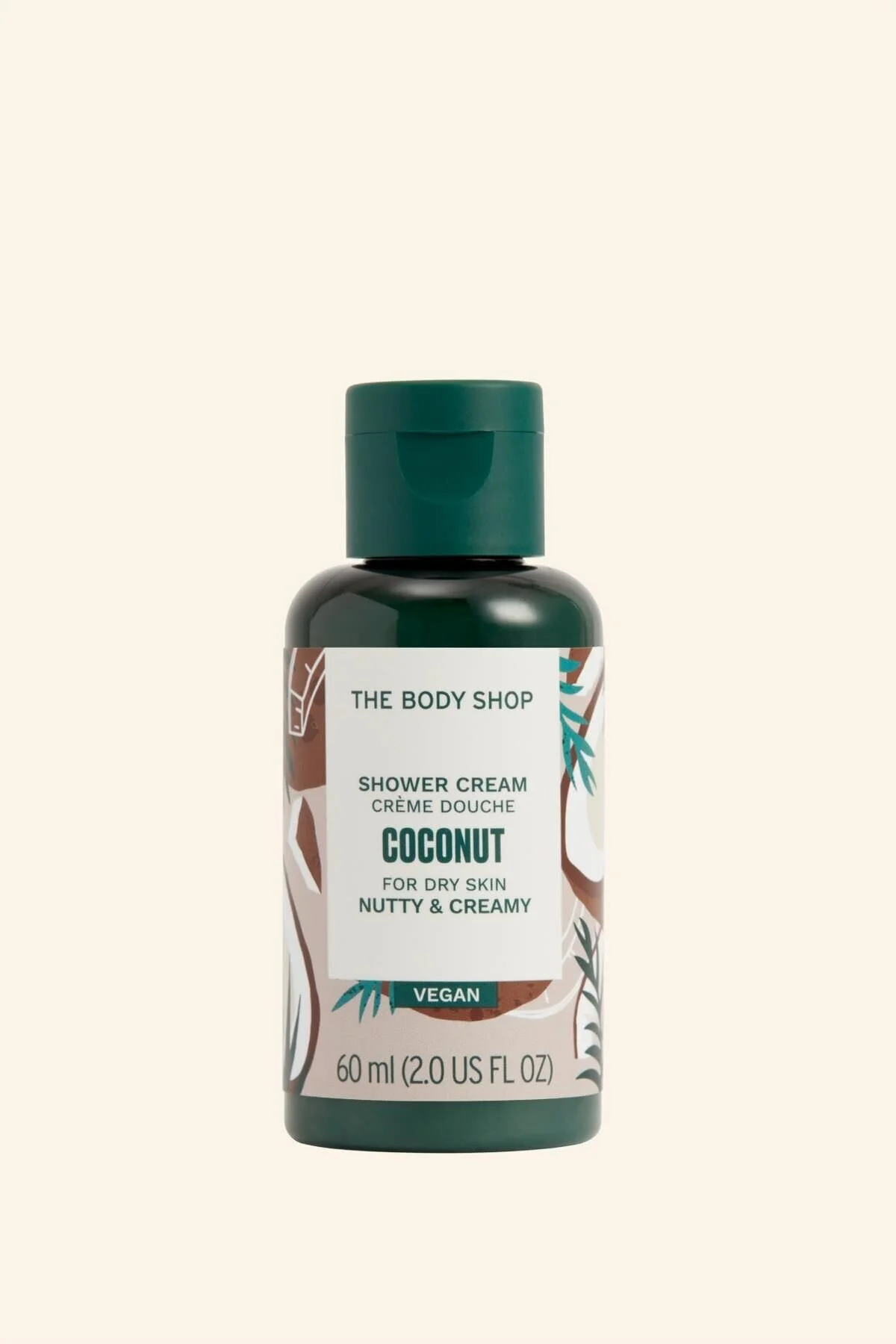 THE BODY SHOP ژل حمام نارگیلی با ۹۱% محتوای طبیعی