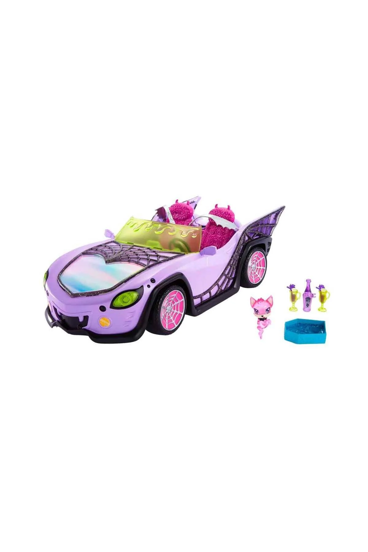 عروسک های مدل ماشین پر زرق و برق HHK63 MONSTER HIGH