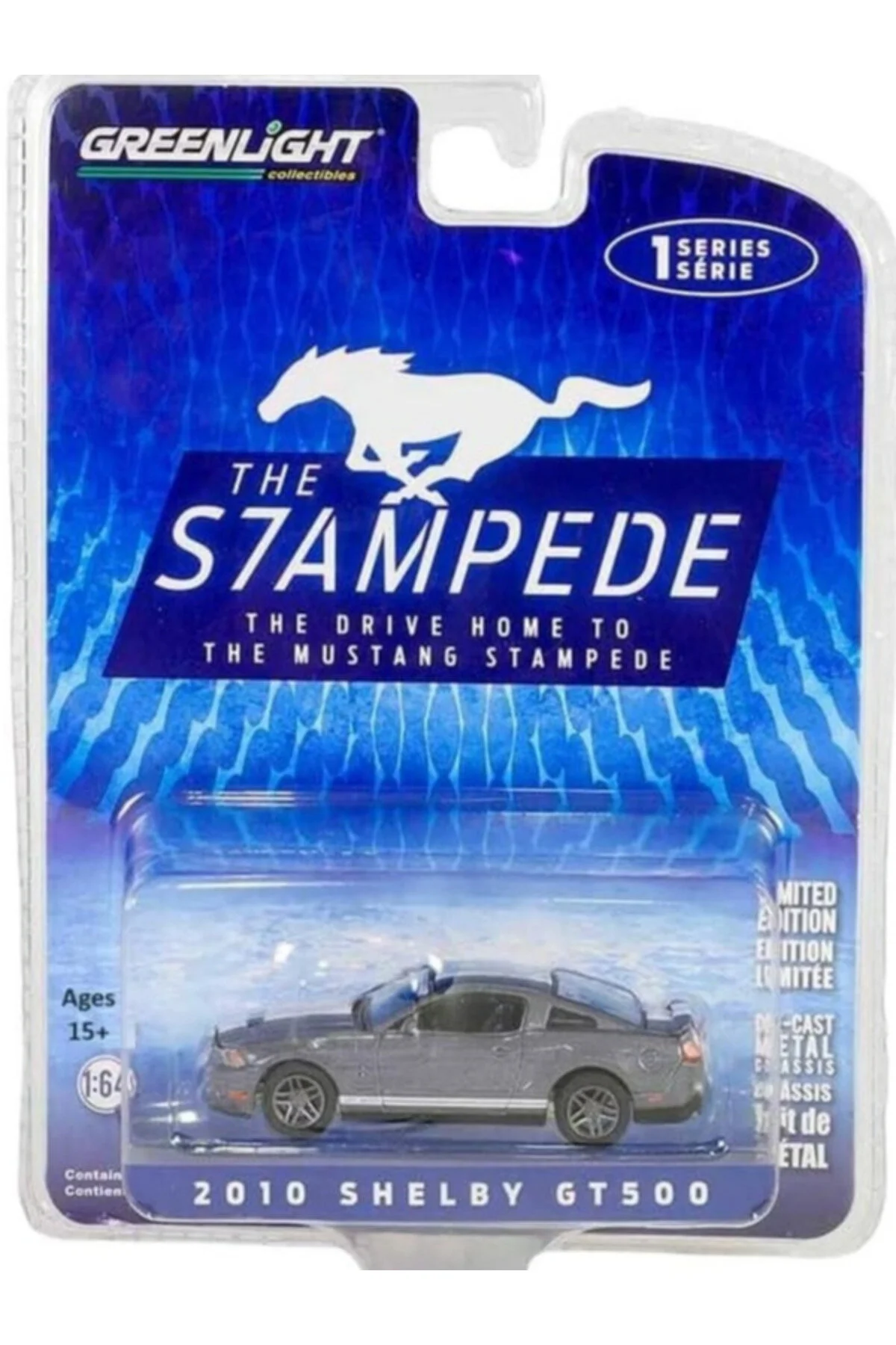 ماشین اسباب بازی 2010 SHELBY GT500 1 64 مدل گرین لایت Greenlight