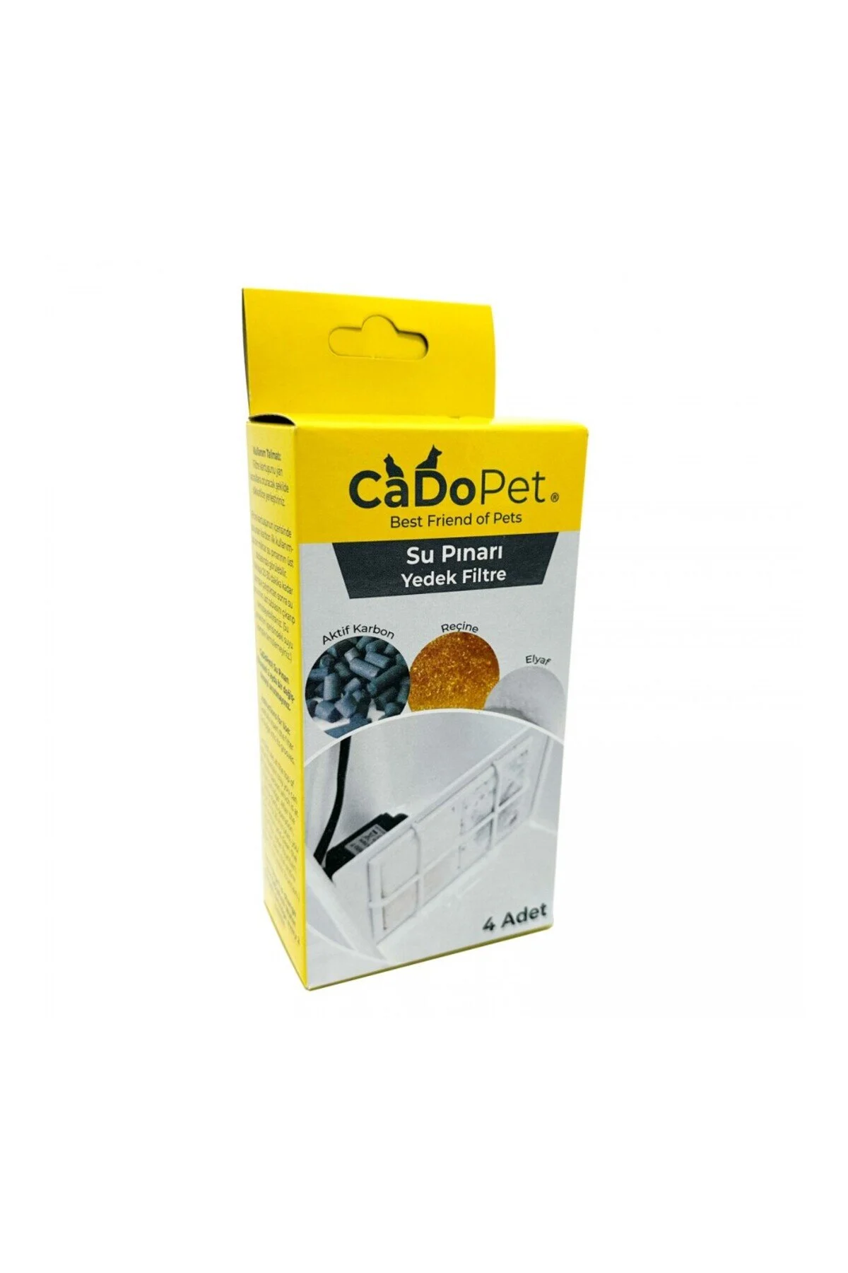 اسباب بازی گربه بسته فیلتر کارتریج جایگزین CLZ205 CADO DISPENSER WATER 4 عددی Afrodit