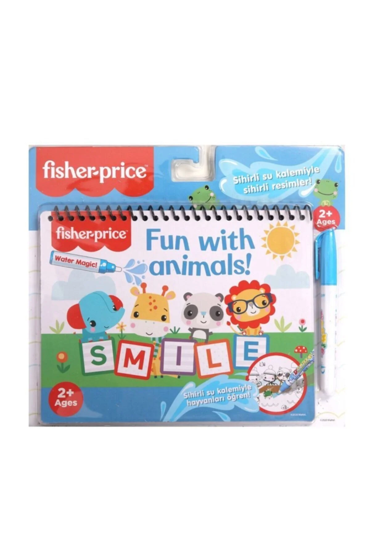 کتاب های رنگ آمیزی نقاشی جادویی حیوانات آب Fisher Price