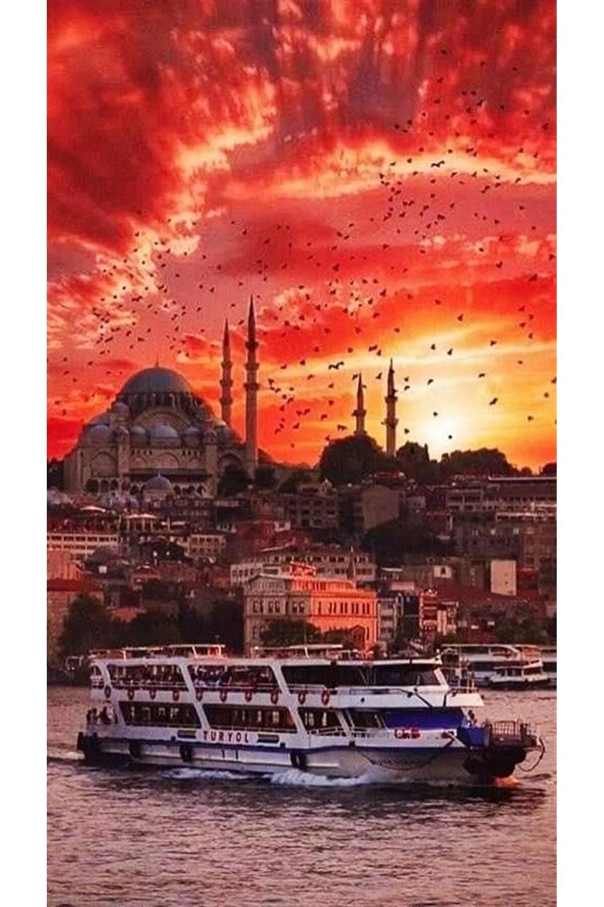 پازل نقاشی موزاییک الماس استانبول 38X68 سانتی متر MARCEL SANAT