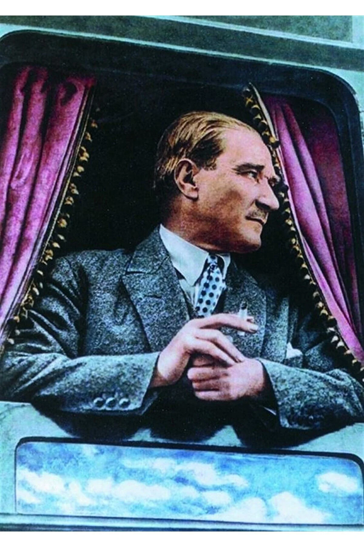 پازل نقاشی موزاییک الماس آتاتورک 40 در 55 سانتی متر MARCEL SANAT