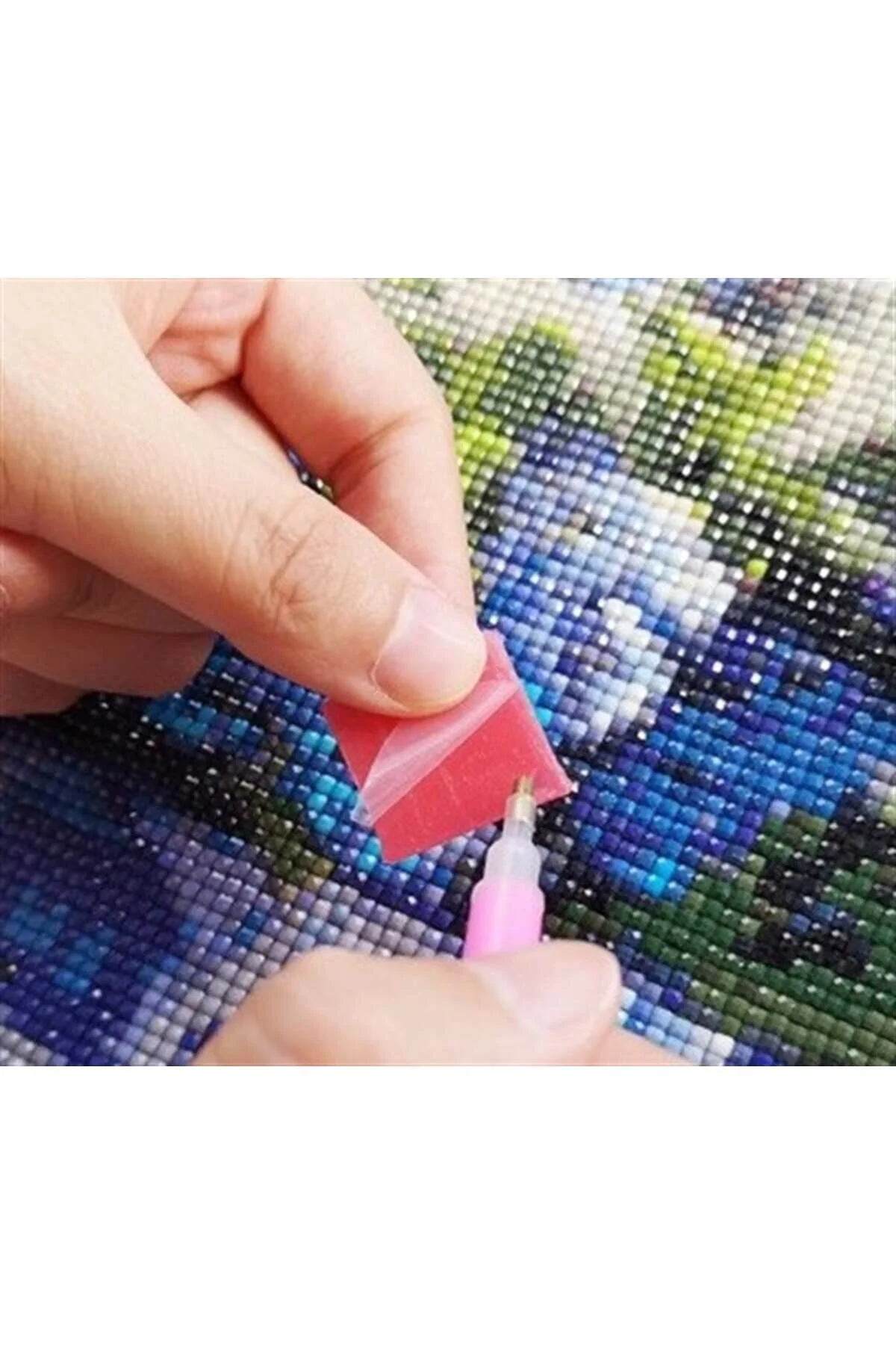 پازل نقاشی موزاییک الماس لندن بیگ بن و باران سه گانه 45X60 سانتی متر از ترکیه Genel Markalar
