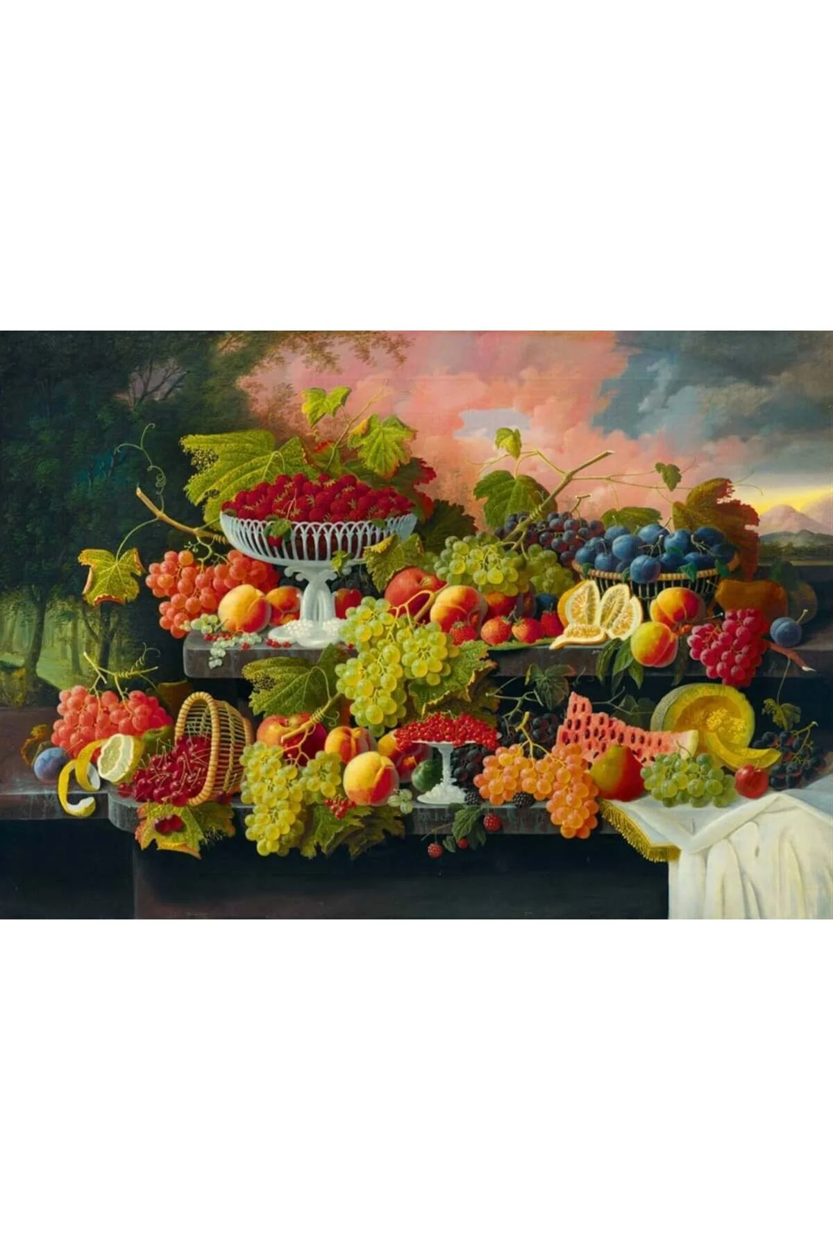 پازل FRUIT FEAST MARCEL ART DIAMOND PAINTING MOZAIC 107X76CM Marcel Kristal Tablo