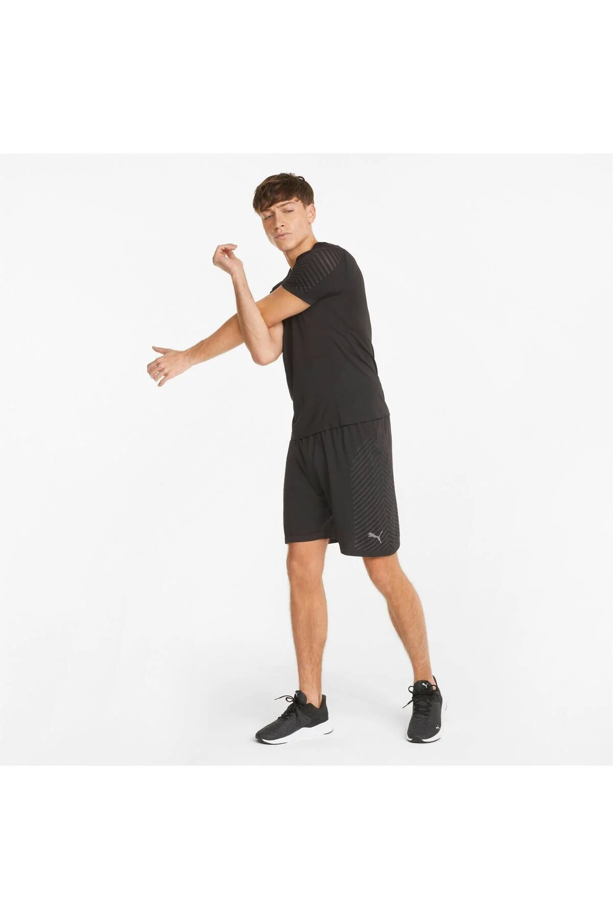 تی شرت ورزشی مشکی مردانه آموزش بدون یکپارچه T Shirt پوما Puma