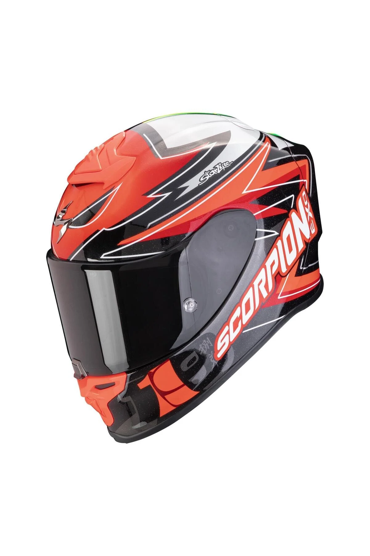 کلاه کاسکت موتورسیکلت قرمز EXO R1 EVO AIR ALVARO ورزشی MOTORCYCLE RED Scorpion