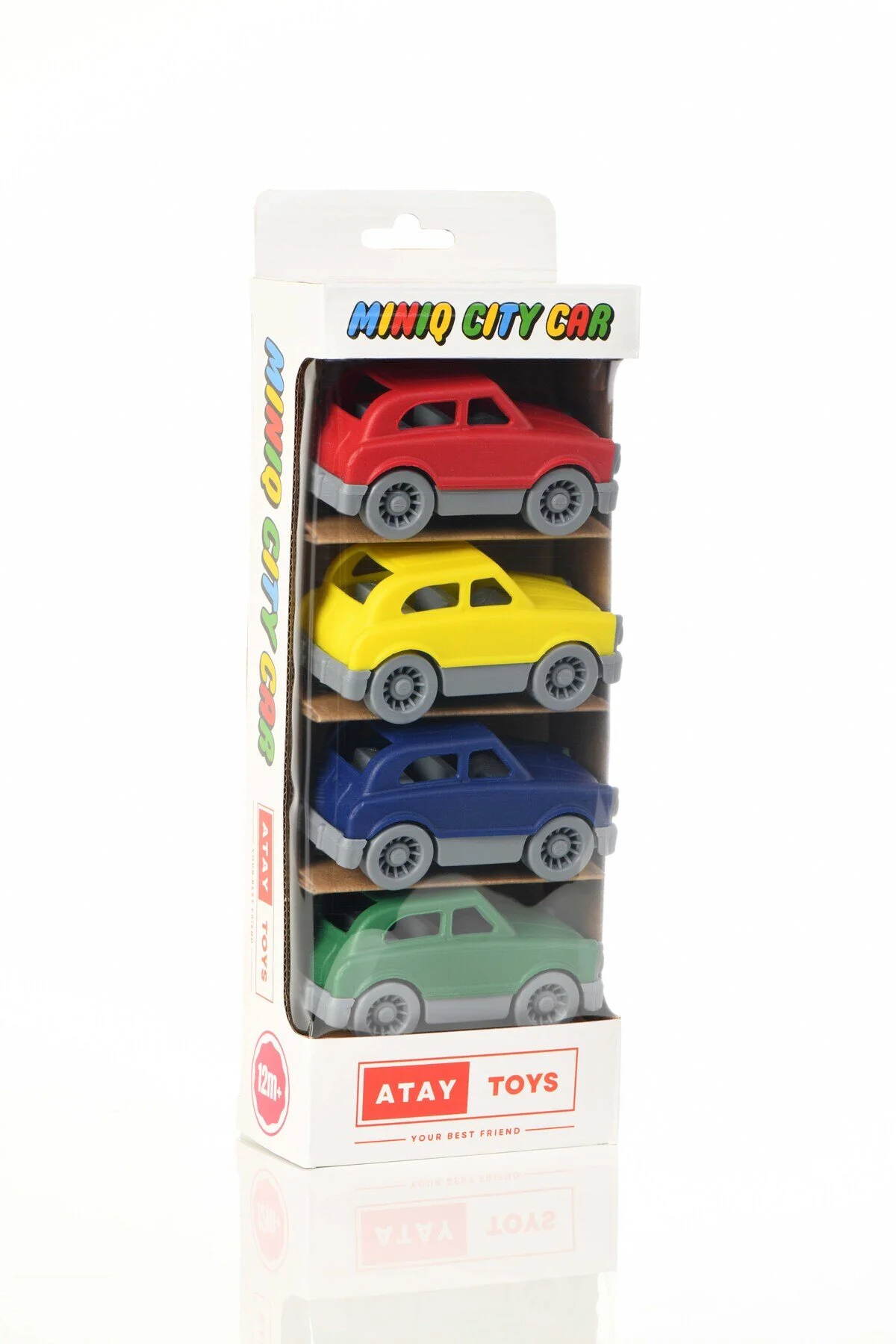 ماشین اسباب بازی MINIQ CITY CAR SUV کلاسیک مجموعه 4 ATAY TOYS