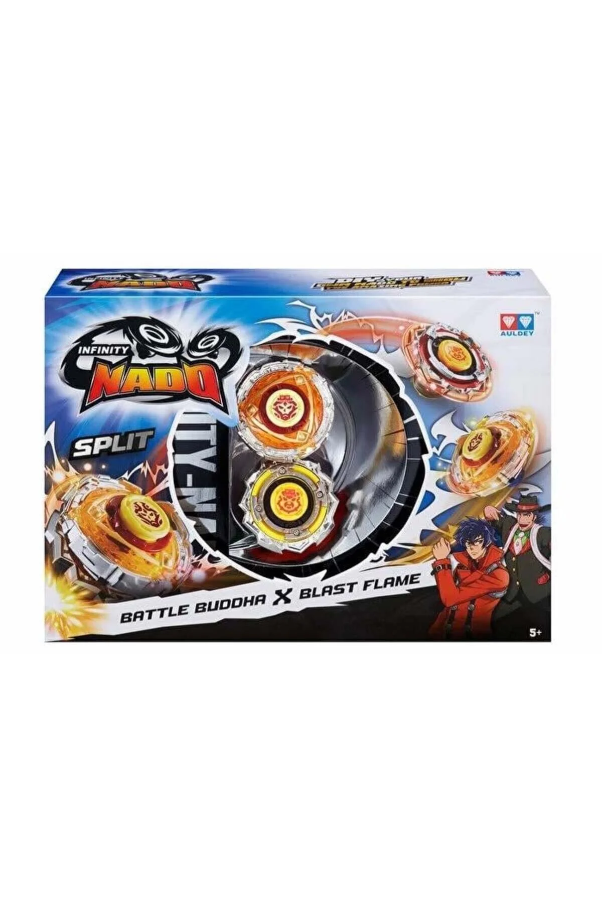 اسباب بازی های دیگر INFINITY NADO SPLIT METAL 2 SET BATTLE BUDDHA BLAST FLAME scntoys